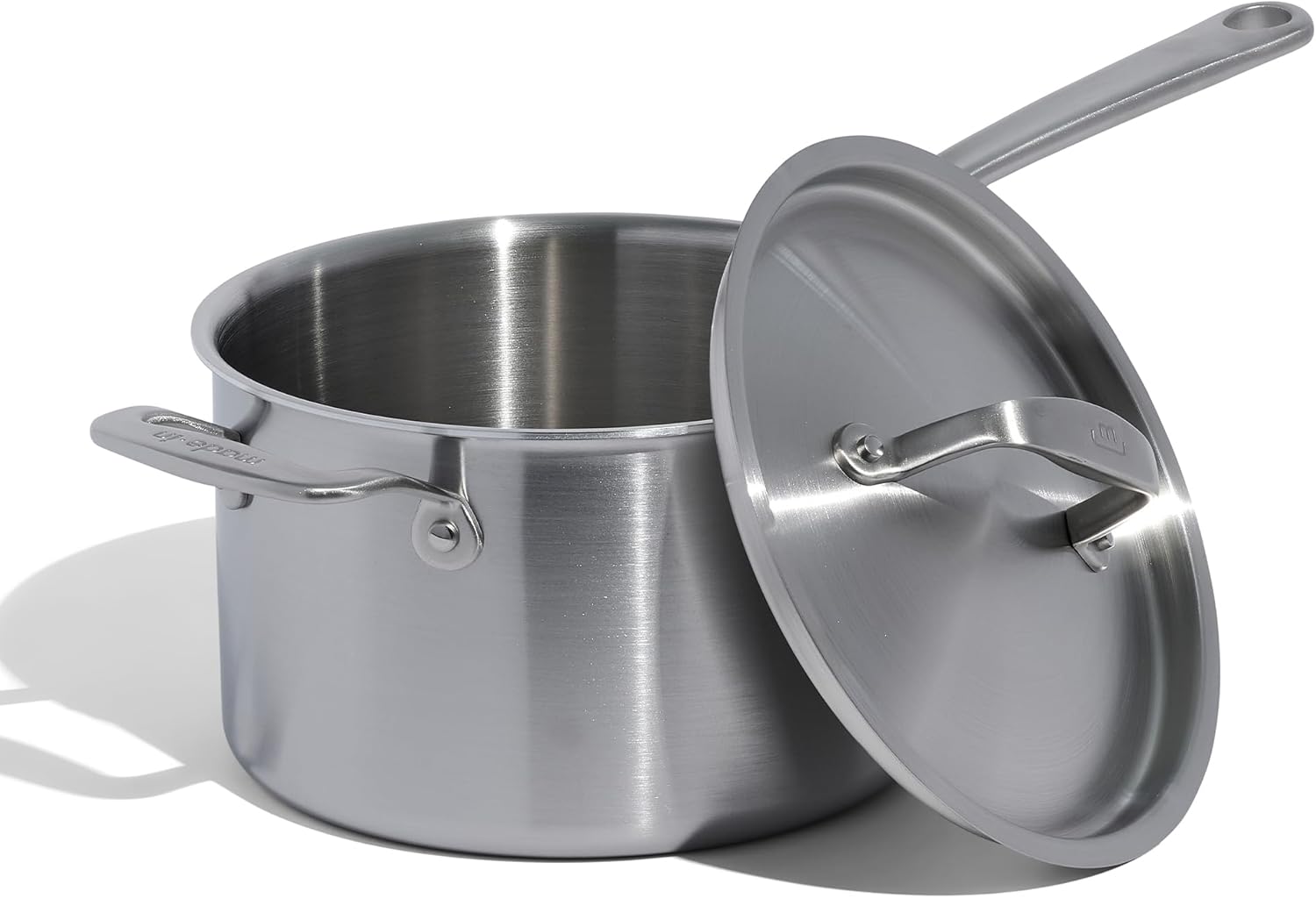 4 Quart Stainless Steel Saucepan - Professional Cookware