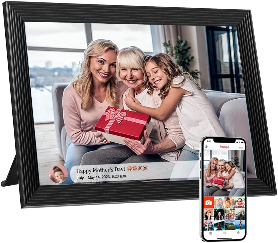 Frameo 10.1 inch Smart WiFi Digital Picture Frame for Gifting