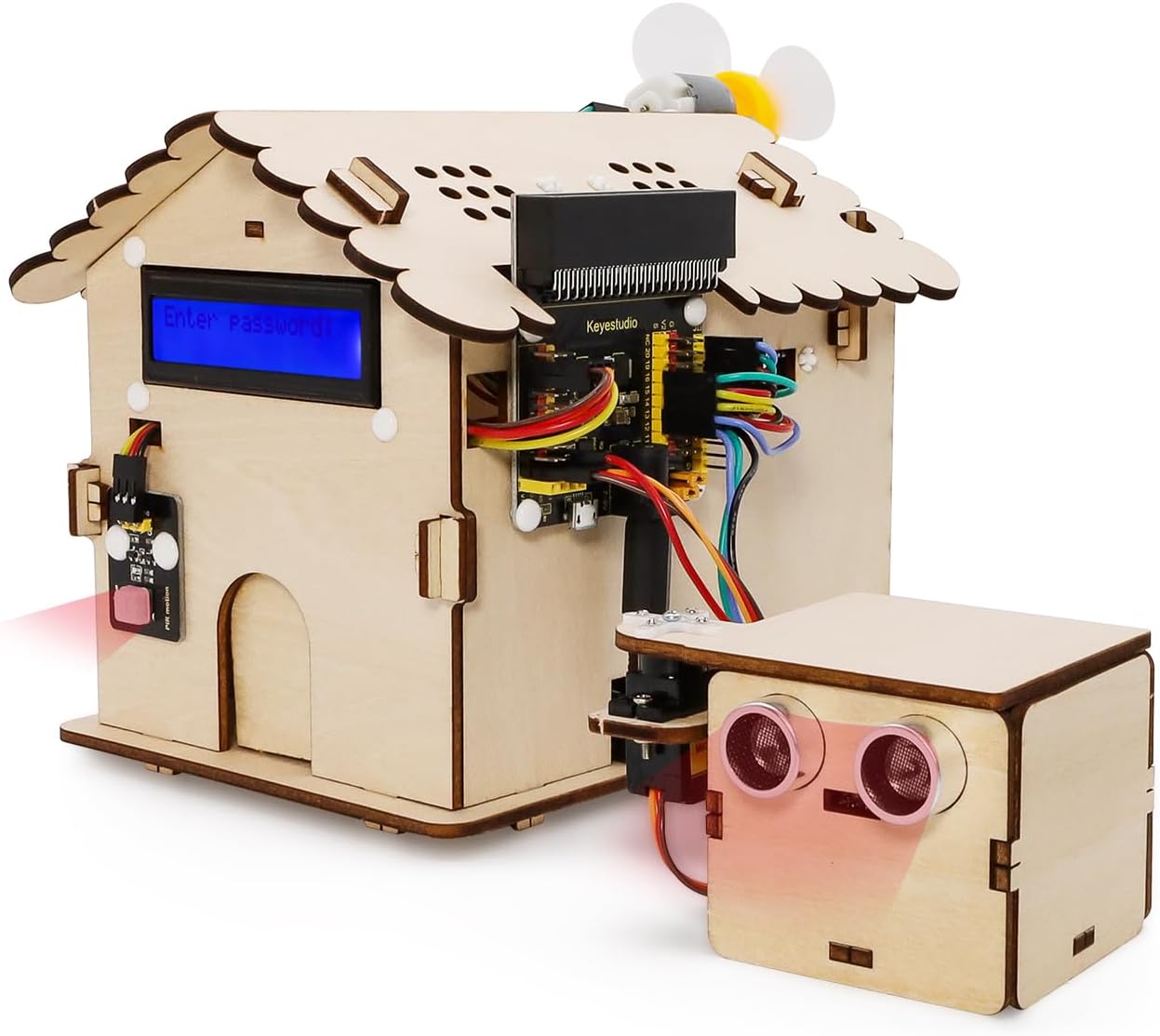 KEYESTUDIO Smart House Kit for Micro:bit V2 - DIY Home Automation