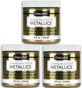 DecoArt Metallics Champagne Gold 3 Pack - Rich Metallic Finish