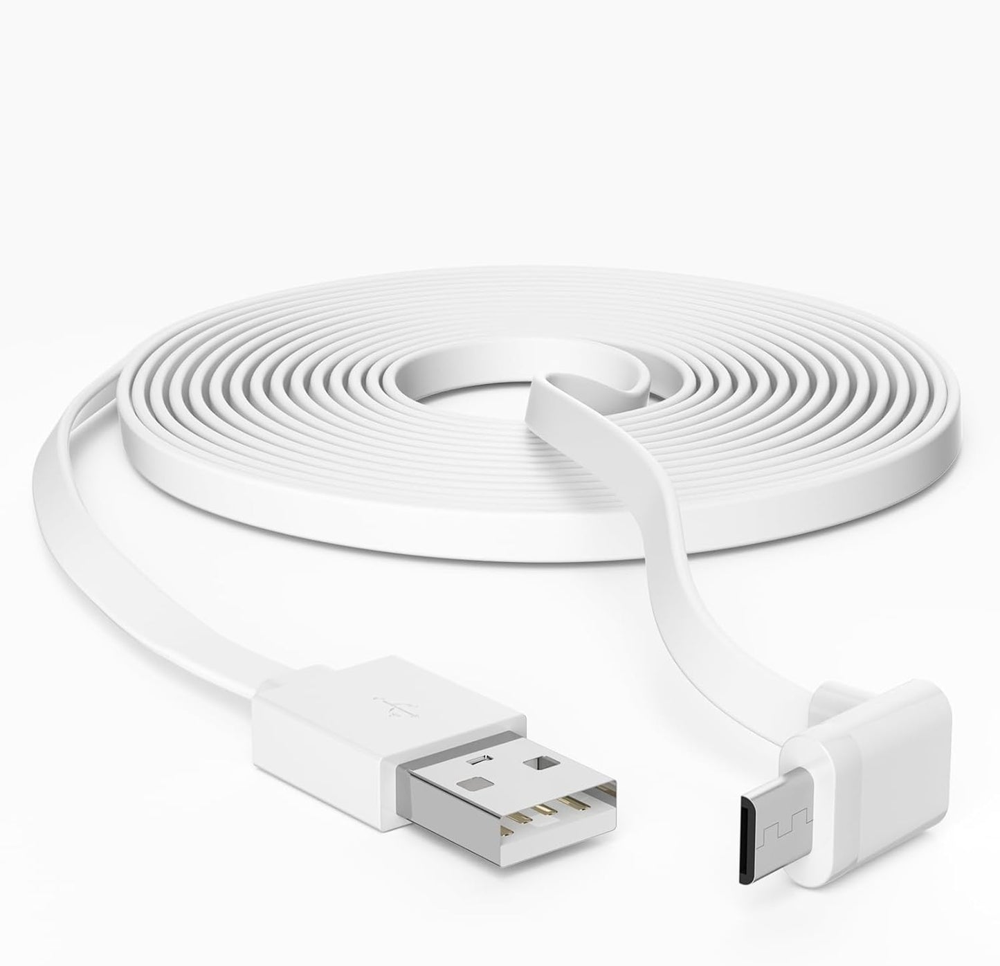 30FT Wyze Cam Pan v3 Charging Cable with 90 Adapter