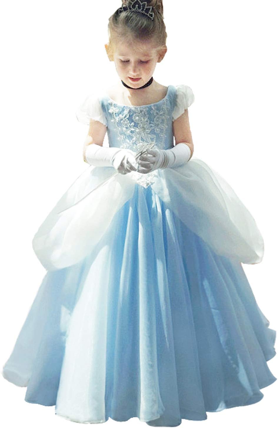 Girls Cinderella Costumes for Halloween and Birthday Parties