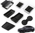 7PCS Center Console Organizer for Tesla Model Y Juniper 2026 - Tidy
