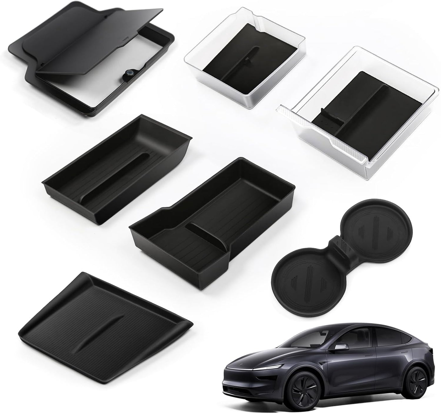 7PCS Center Console Organizer for Tesla Model Y Juniper 2026