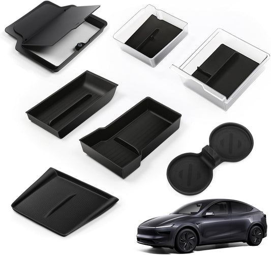 7PCS Center Console Organizer for Tesla Model Y Juniper 2026