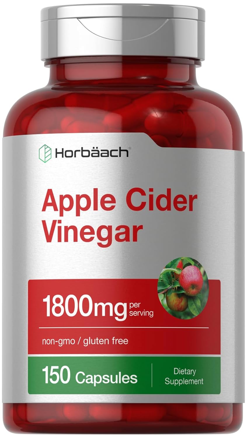Horbach Apple Cider Capsules | 1800mg Power | 150 Pills