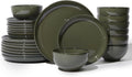 24 Piece Dinnerware Set for 8 Santorini Mist Terracotta - Entertaining