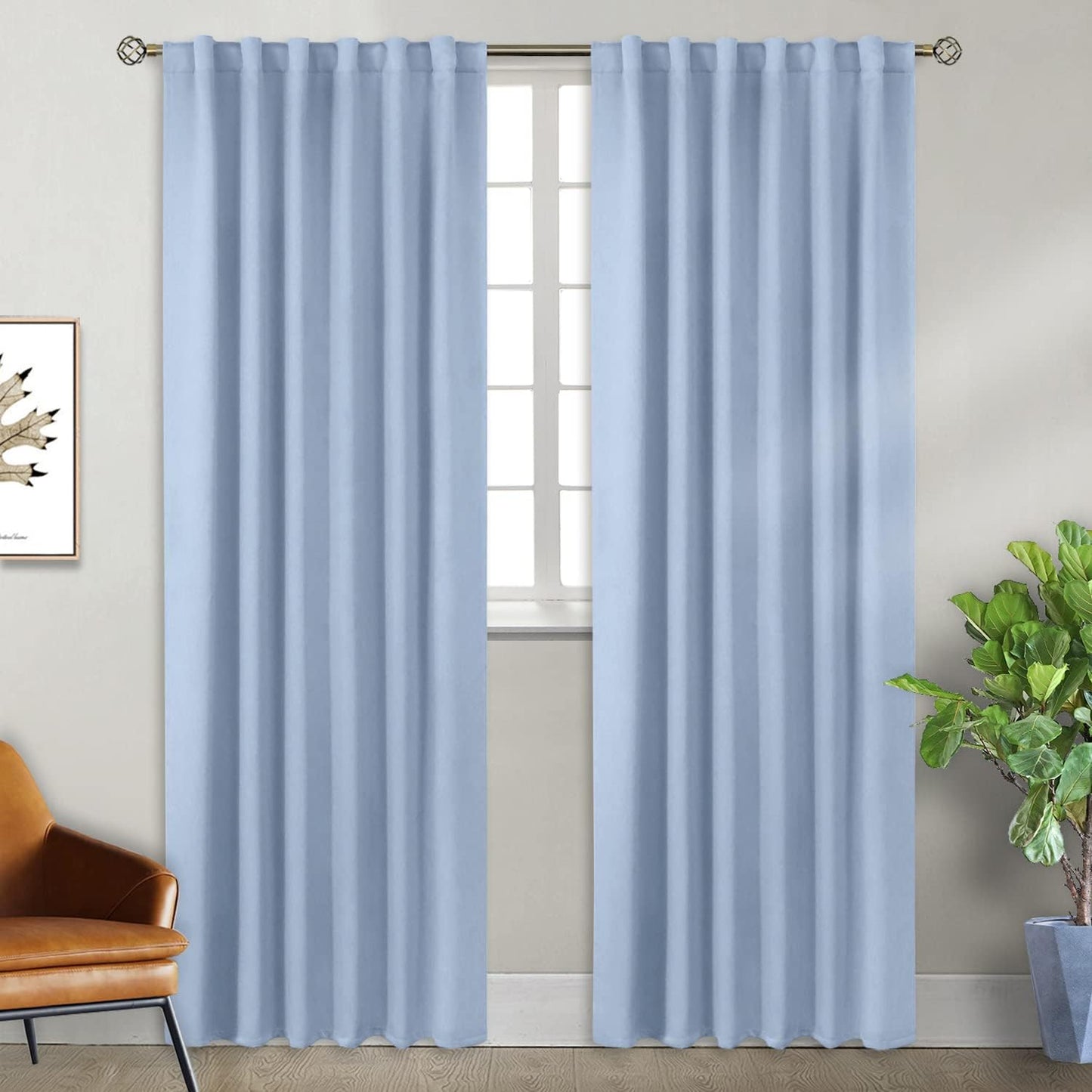 BGment Thermal Insulated Room Darkening Curtains for Bedroom