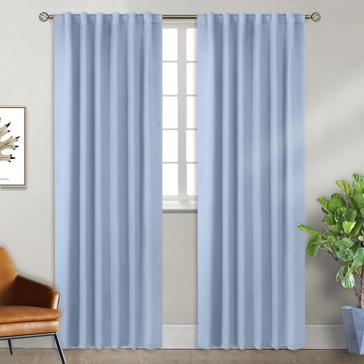 BGment Thermal Insulated Room Darkening Curtains for Bedroom