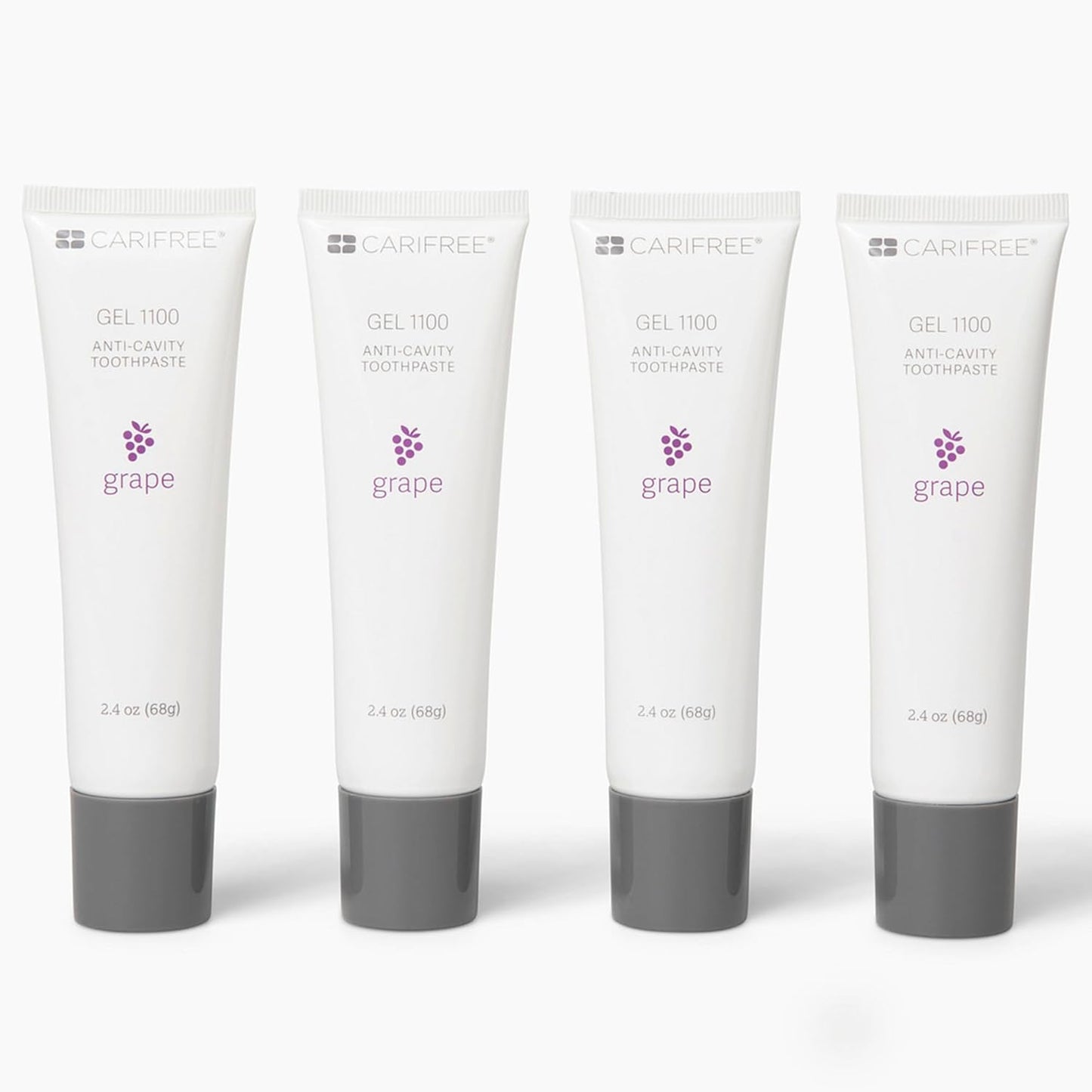 CariFree Gel 1100 Grape Toothpaste for Cavity Prevention and Care