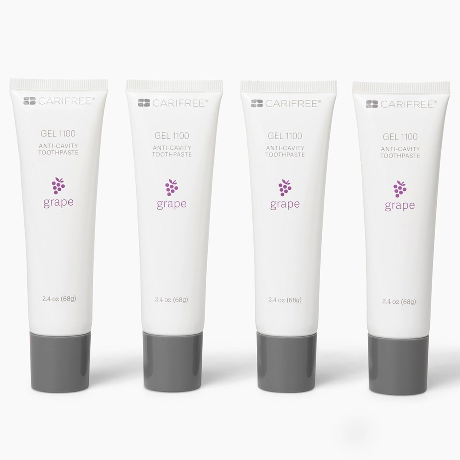 CariFree Gel 1100 Grape Toothpaste for Cavity Prevention and Care