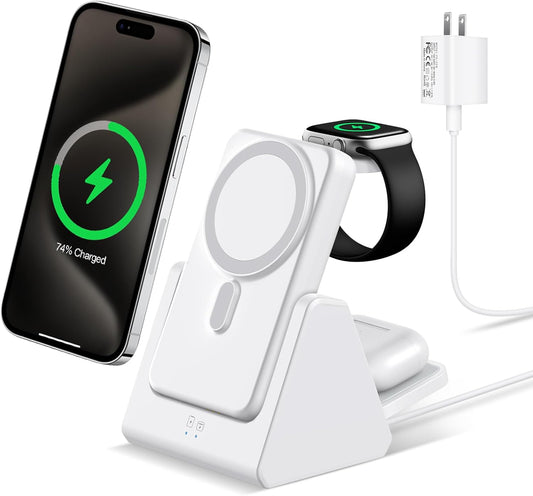 Mag-Safe Charger Wireless Charging Station for Apple Devices