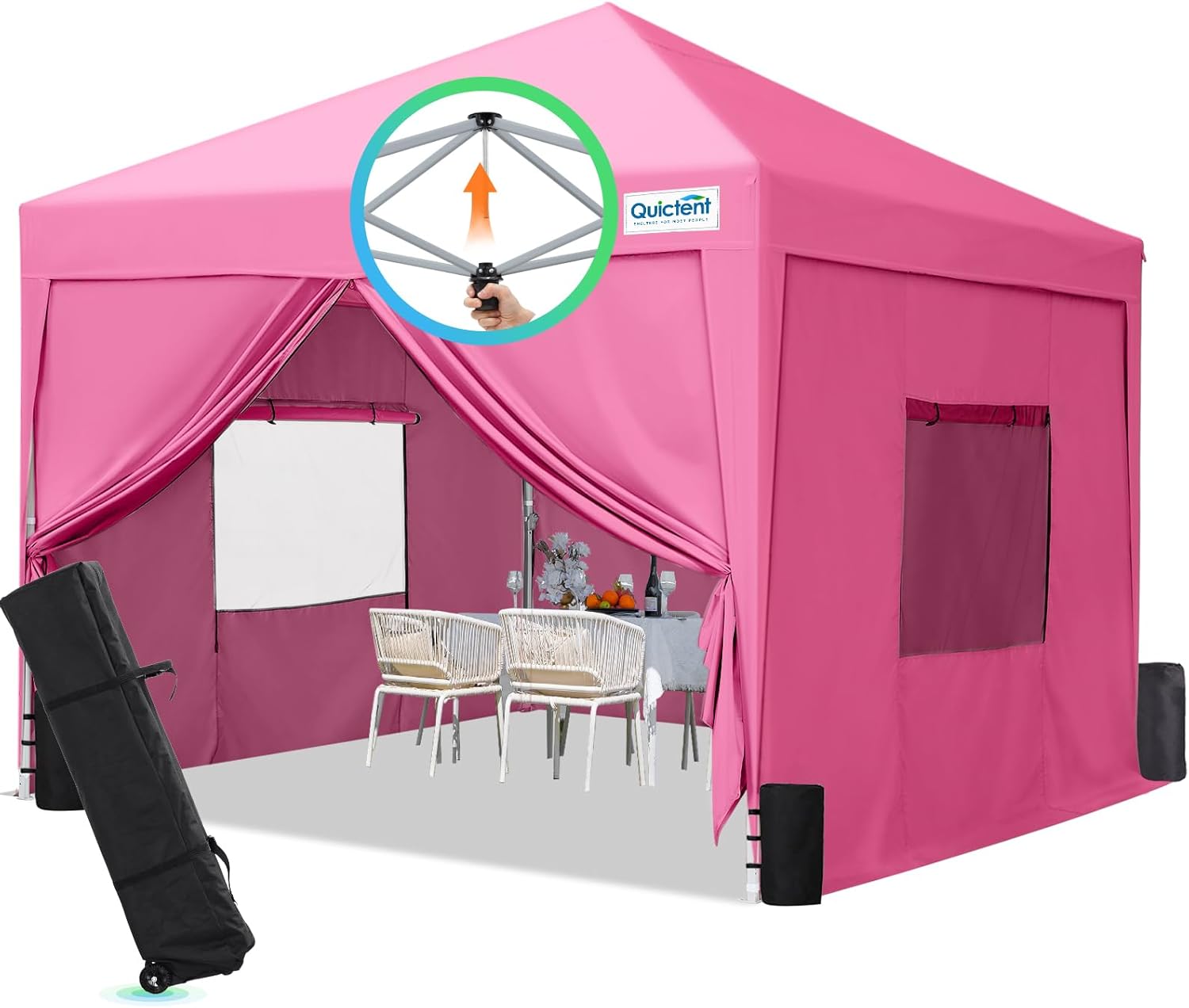 Easy Setup Privacy Canopy Tent by Quictent