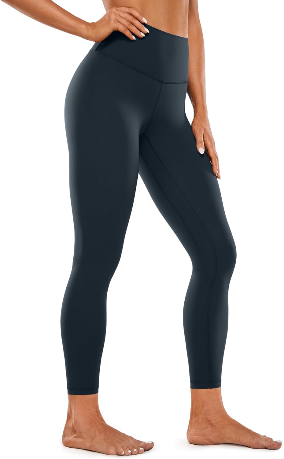 CRZ YOGA High Waisted Tummy Control Leggings - Naked Feeling Compression