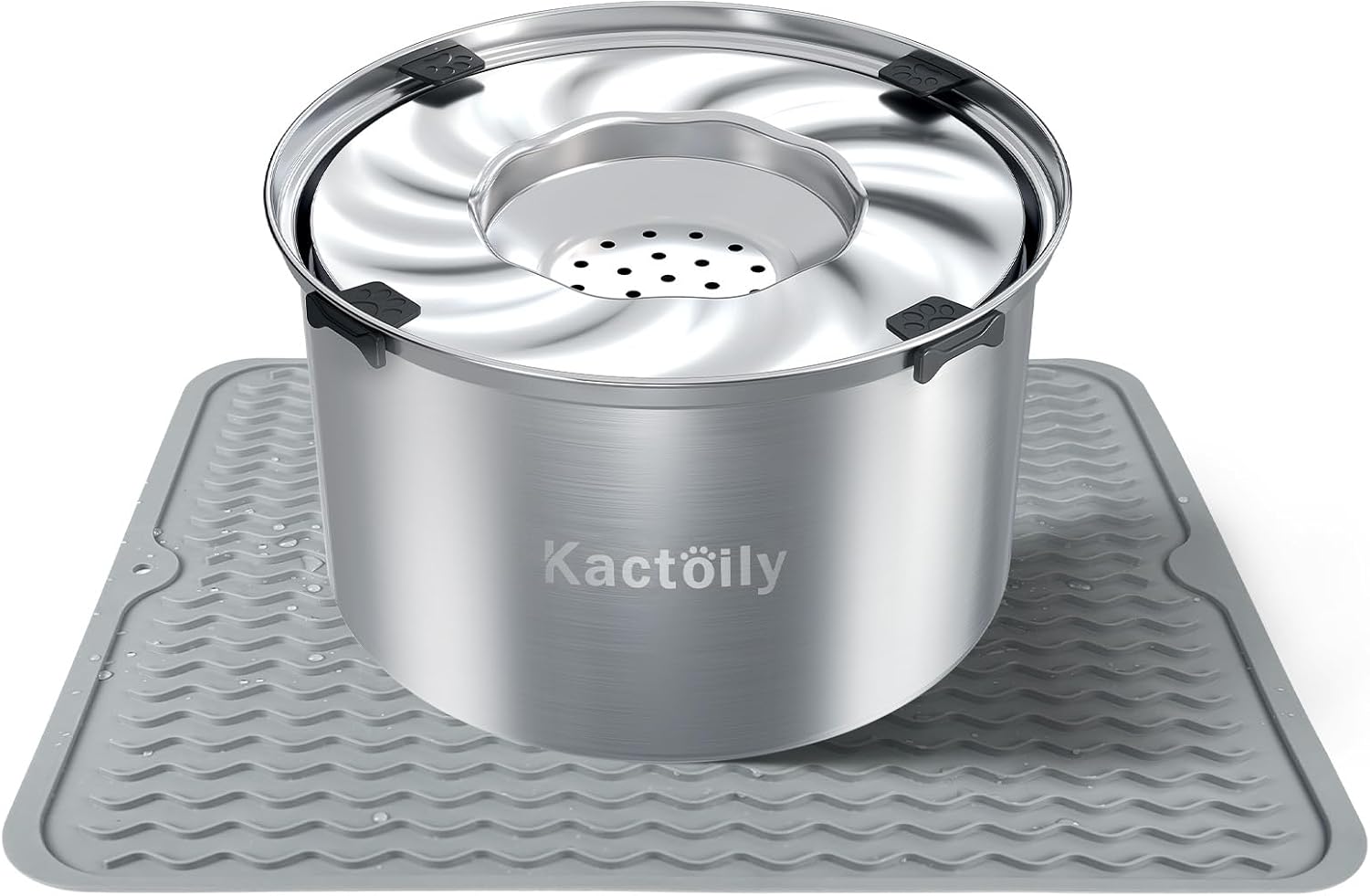 1.5 Gal Dog Water Bowl No Spill for Large Dogs and Pets