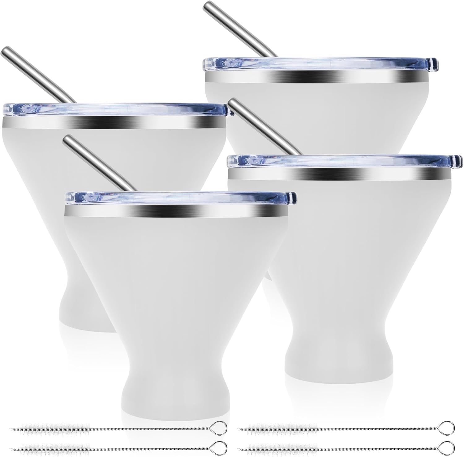 Stainless Steel Martini Glass with Lid for Perfect Cocktails