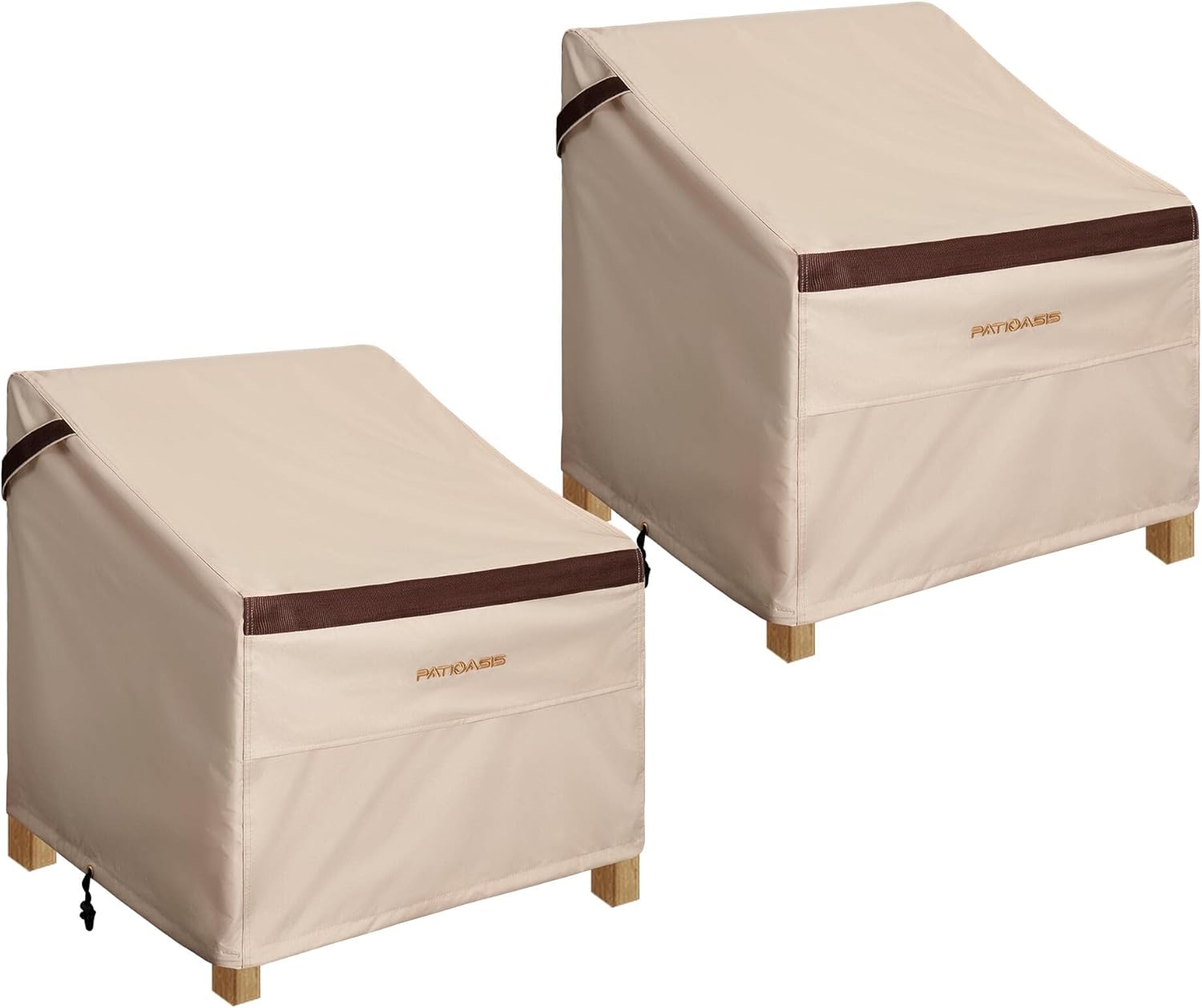 Patio Chair Cover Set of 2 - Waterproof and UV-Proof Protection