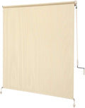 Coolaroo Outdoor Cordless Sun Blocking Roller Shade - UV Protection