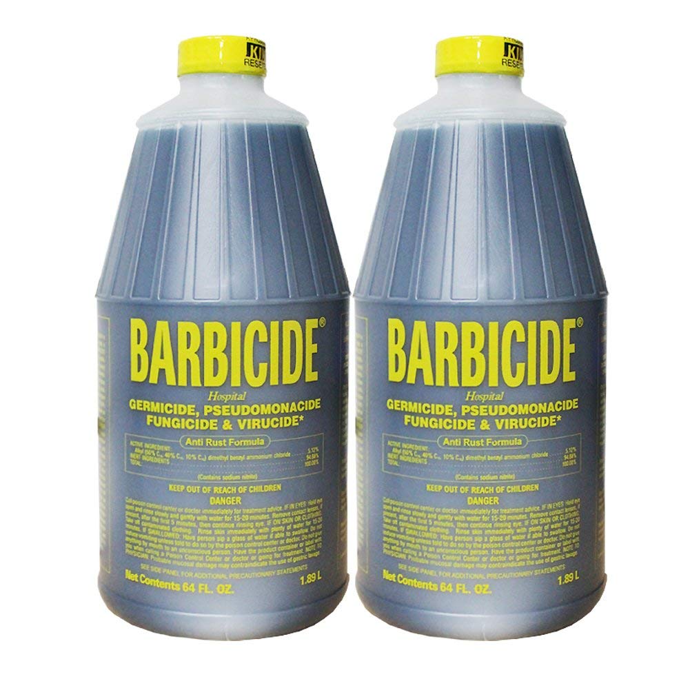 Barbicide Disinfectant Concentrate 64 Oz - Two Bottles Value Pack
