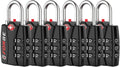 Forge Luggage Locks TSA Approved 6 Pack Black - Tough Travel