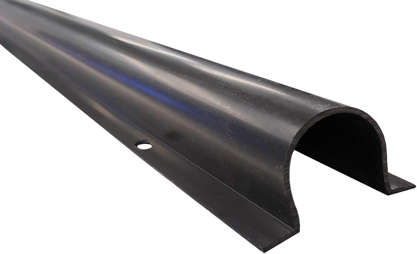 1.5 in Wire Guard Raceway - 5 Ft Length in Black for Wiring