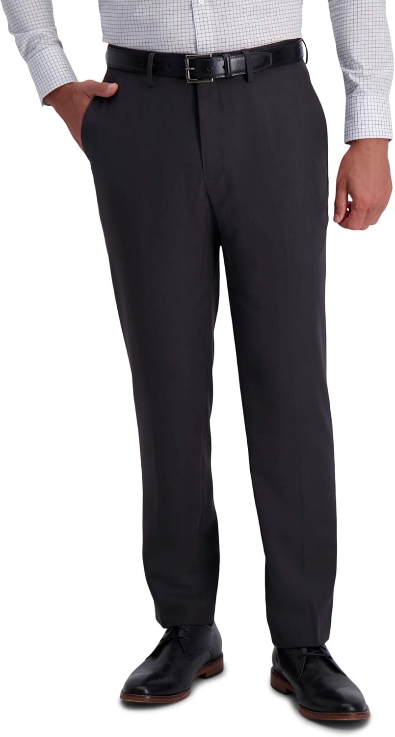 Haggar Men's Premium Comfort Dress Slim Fit Flat Front Pant Review