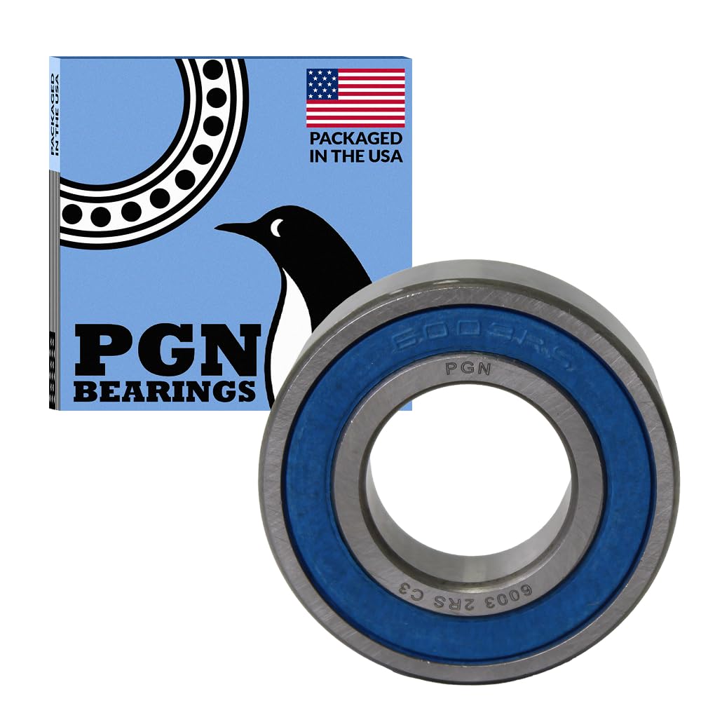 PGN 6003-2RS Bearing Pack - Durable Chrome Steel Ball Bearings