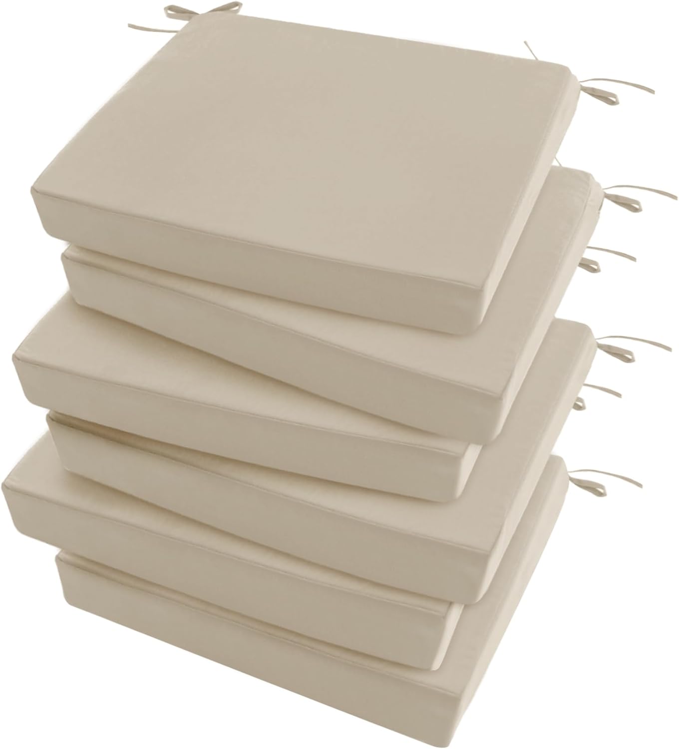 Outdoor Chair Cushions Set of 6 for Patio Furniture Comfort