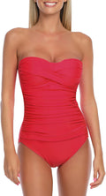 RELLECIGA Women's Tummy Control One Piece Swimsuit for Summer