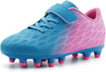 Kids Firm Ground Soccer Cleats Boys Girls - Comfortable Control