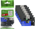 6/Pack LM Tapes LMeM11 1/4 in Matte Clear - Value Pack