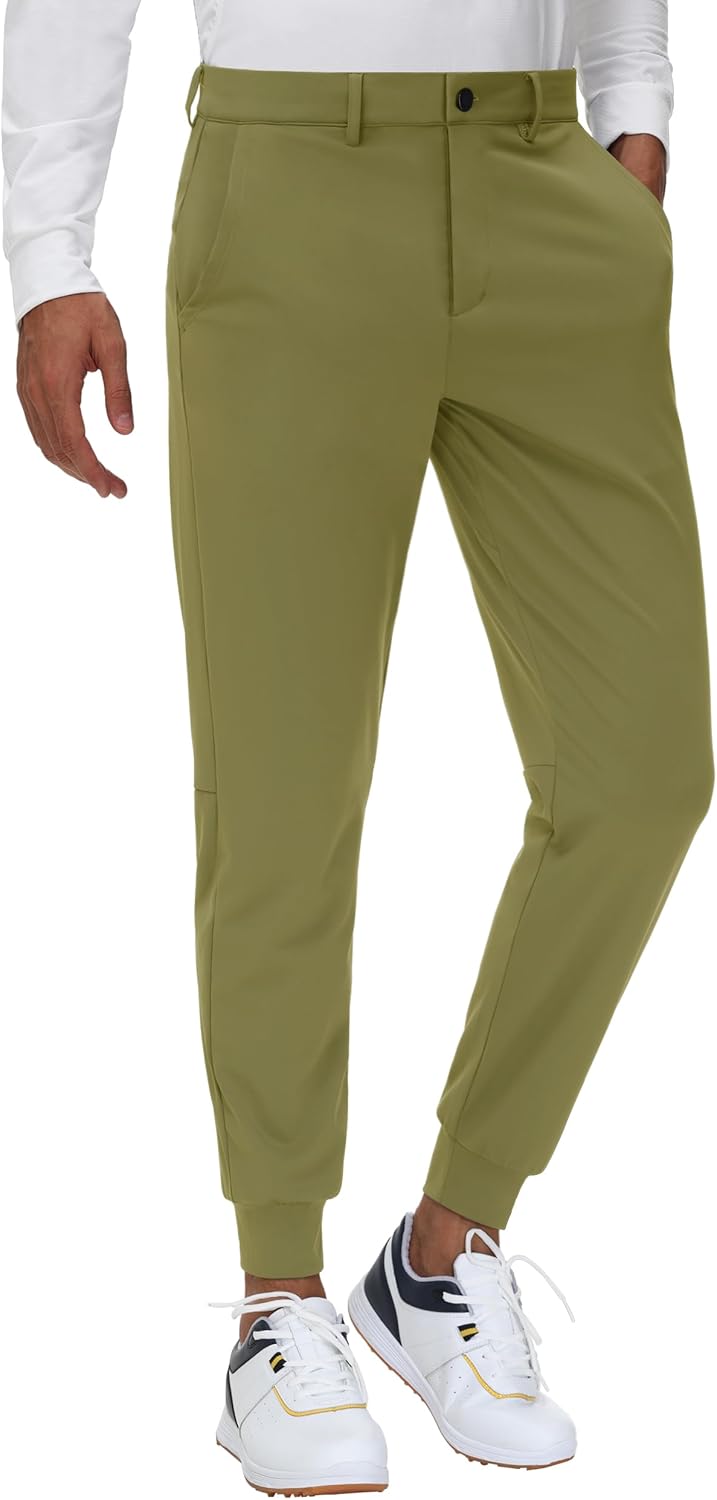 JWM Men's Stretch Golf Joggers Pants for Comfort and Style