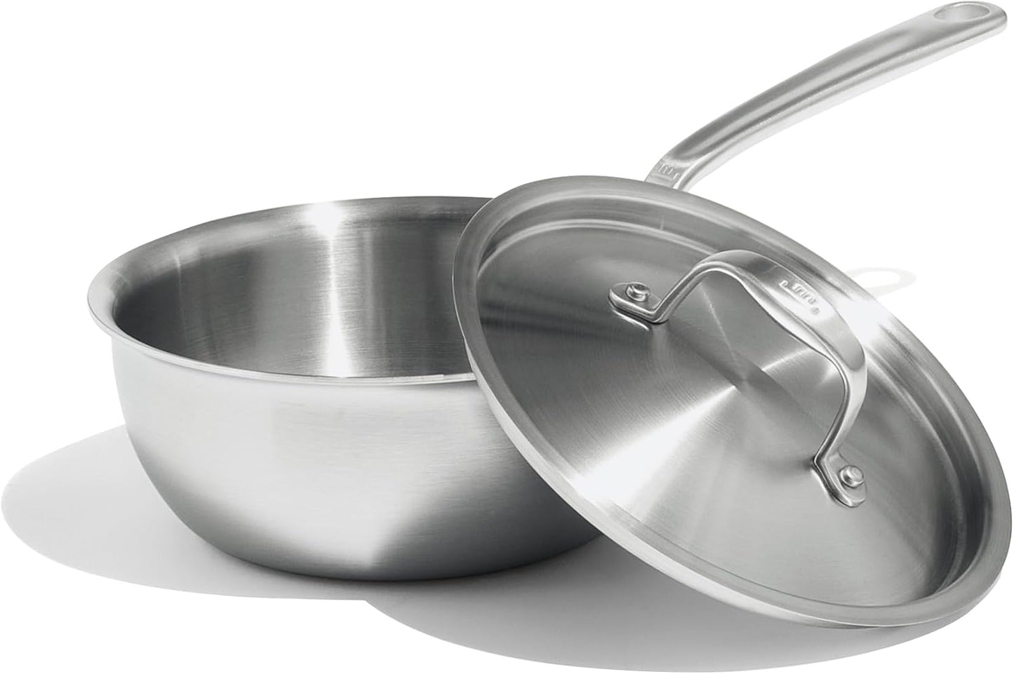 Professional Grade Stainless Steel Saucier - Induction Ready