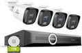 SANNCE 8CH 6MP NVR System with 4 2K 3MP Cameras - Clear Night Vision
