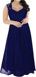 Nemidor Women's Deep-V Neck Plus Size Maxi Dress for Events