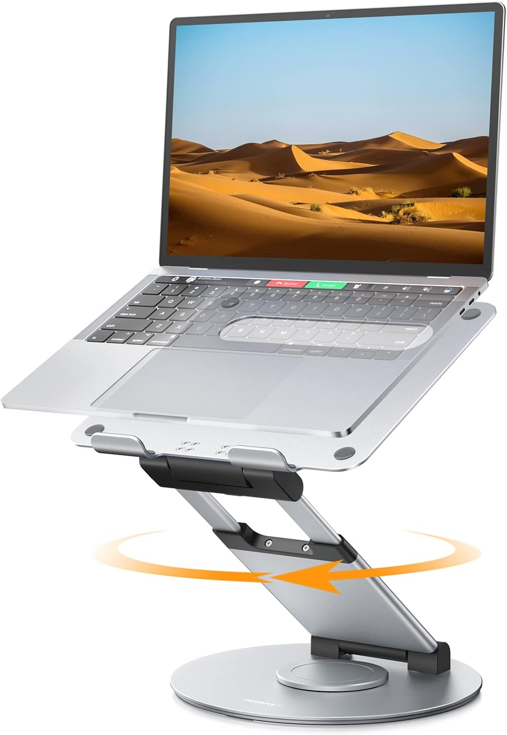 Nulaxy Telescopic 360 Rotating Laptop Stand for Ergonomic Use