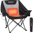 KingCamp Heated Camping Chair - 3 Heat Levels & Cooler Bag