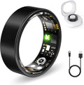 Smart Health Ring for Men & Women Black 11# - Sleep, HR, SpO2
