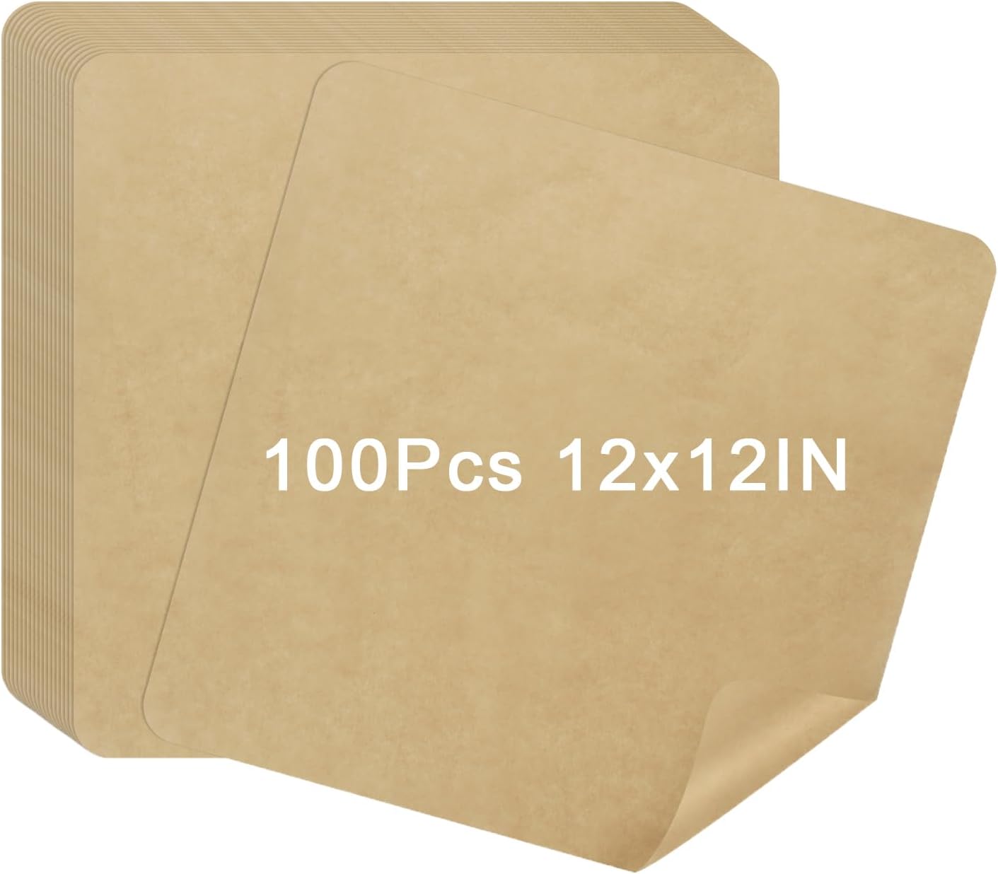 Non-Stick Air Fryer Parchment Paper Squares - 100pcs