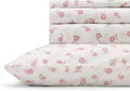California King Cotton Percale Sheets 4-Piece Set Mauve Silhouette