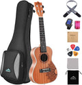 EASTROCK Concert Ukulele Sapele 23 inch Beginner Kit Review
