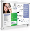 Floating Acrylic Frame for Pictures up to 16x24 in - Polished Edge