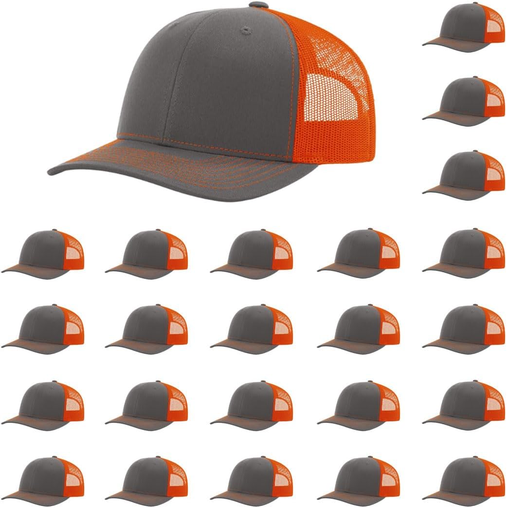 Richardson 112 Classic Six-Panel Adjustable Snapback Trucker Cap