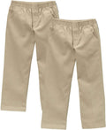 Boy's Elastic Waist Pull-on Uniform Pants BU03 - Easy Fit