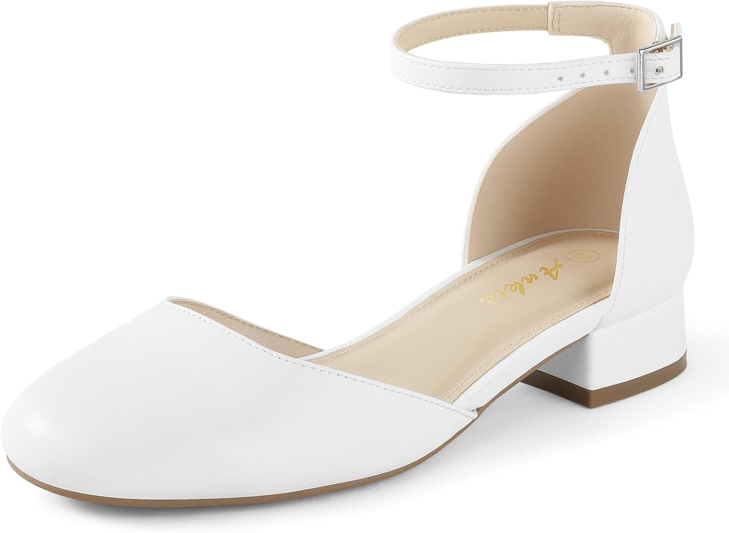 Ankis Closed Toe Heels for Women: Chic Comfort and Style