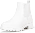 Vepose Chelsea Ankle Boots Pull-On Booties for Women - Comfortable