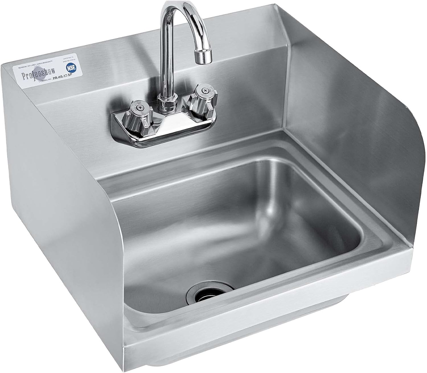 Profeeshaw Stainless Steel Sink for Commercial Hand Washing