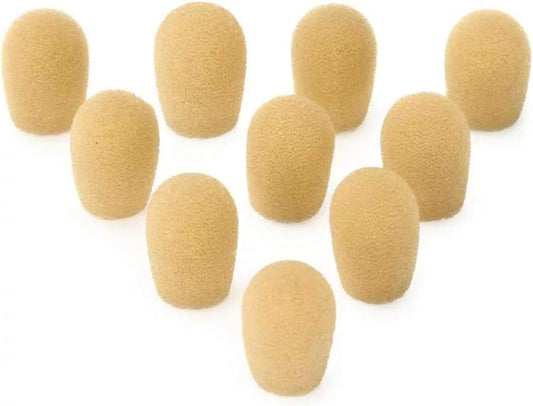 10 Windscreen Mic Foam Covers for Shure Headsets