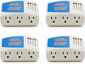 Surge Protector Home Appliance 3 Outlet Power Protector - Delay Safety