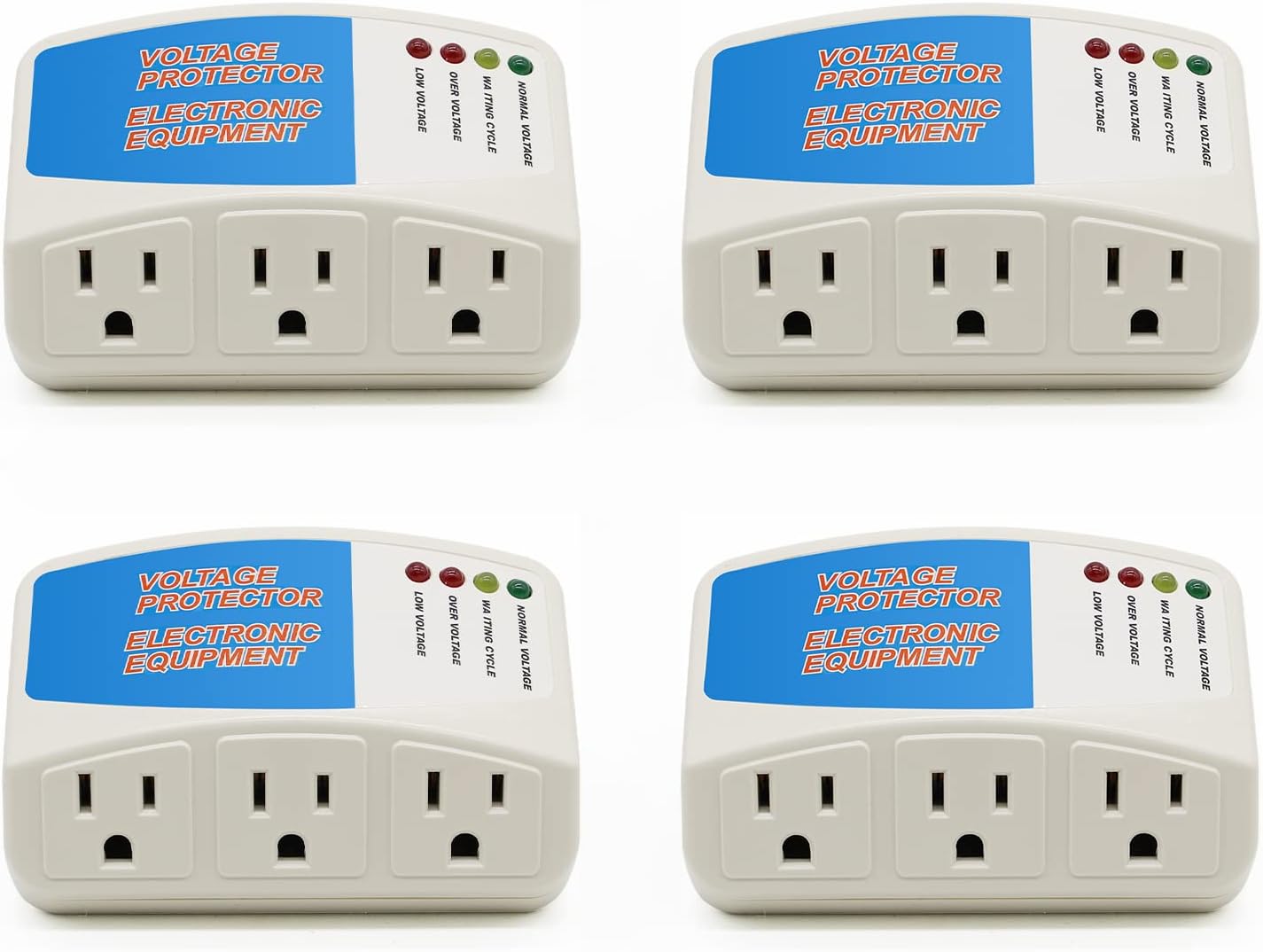 BSEED Surge Protector for Home Appliances - 3 Outlet Power